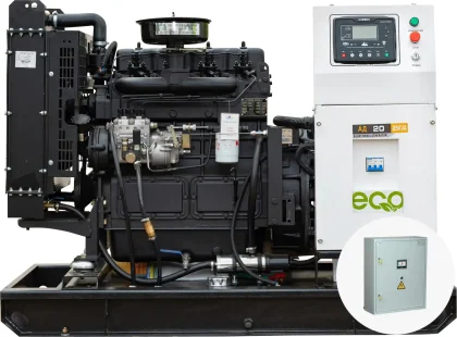 Дизельный генератор EcoPower АД20-T400eco с двигателем Ricardo с АВР