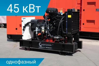 Дизельный генератор Energoprom EFY 45/230 с двигателем Yanmar в открытом исполнении