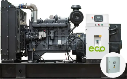 Дизельный генератор EcoPower АД250-T400eco с двигателем Ricardo с АВР