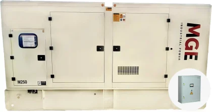 Дизельный генератор MGEp250pYI в кожухе с двигателем Yuchai с АВР