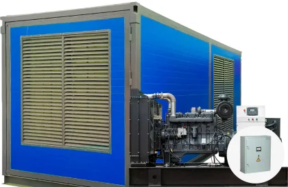 Дизельный генератор EcoPower АД500-T400eco с двигателем Woling в контейнере с АВР