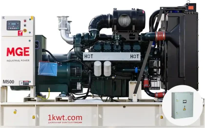 Дизельный генератор MGEp500DN с двигателем Doosan с АВР