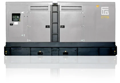 Дизельный генератор CTG 440D с двигателем DOOSAN в кожухе
