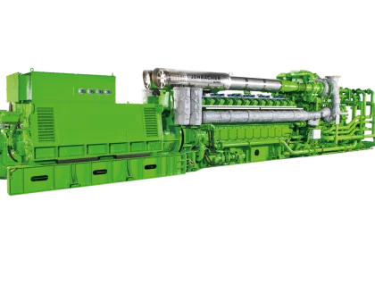 Газопоршневая установка Jenbacher 2001 кВт открытая, 6,3 кВ