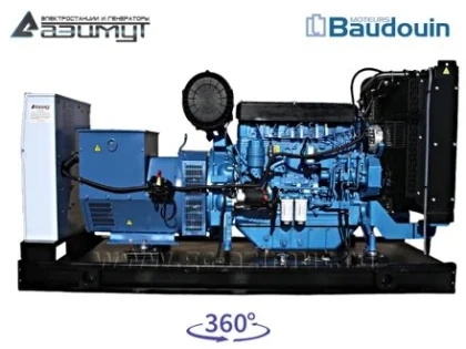 Дизельный генератор АД-100С-Т400-1РМ9 с двигателем Baudouin