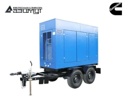 Дизельный генератор ЭД-100-Т400-2РКМ15 с двигателем Cummins (на шасси, с АВР)