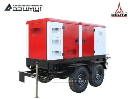 Дизельный генератор ЭД-100-Т400-1РКМ6 с двигателем Deutz (на шасси)