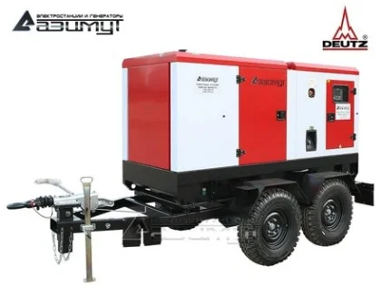 Дизельный генератор ЭД-100-Т400-2РКМ6C с двигателем DEUTZ (на шасси, с АВР)