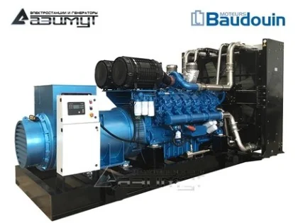 Дизельный генератор АД-1000С-Т400-1РМ9 с двигателем BAUDOUIN