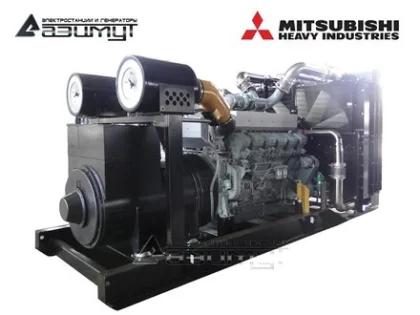 Дизельный генератор АД-1000С-Т400-1РМ8С с двигателем MITSUBISHI-SME