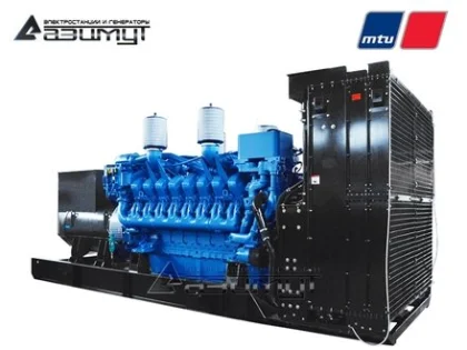Дизельный генератор АД-1000С-Т400-1РМ27 с двигателем MTU