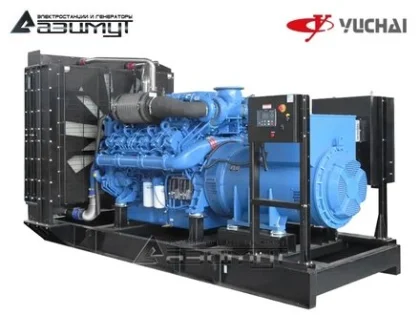 Дизельный генератор АД-1000С-Т400-1РМ26А с двигателем Yuchai