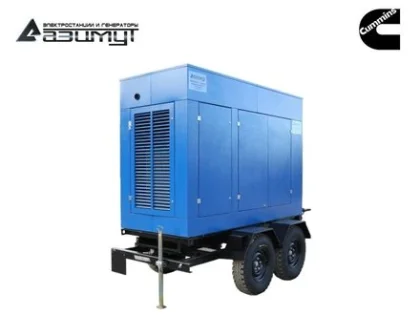 Дизельный генератор ЭД-120-Т400-2РПМ15 с двигателем CUMMINS (на шасси, с АВР)