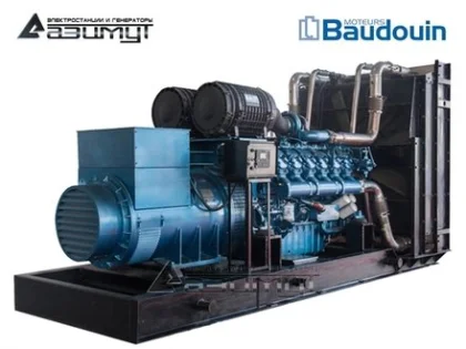 Дизельный генератор АД-1400С-Т400-1РМ9 с двигателем BAUDOUIN