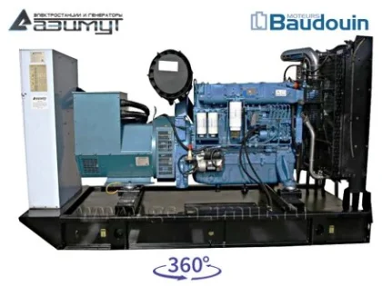 Дизельный генератор АД-150С-Т400-1РМ9 с двигателем BAUDOUIN