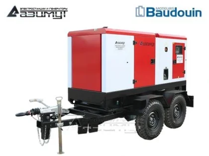Дизельный генератор ЭД-150-Т400-2РКМ9 с двигателем BAUDOUIN (на шасси, с АВР)
