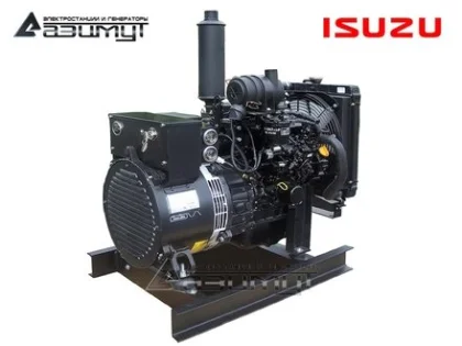 Дизельный генератор АД-15С-Т400-2РМ28 с двигателем Isuzu (с АВР)