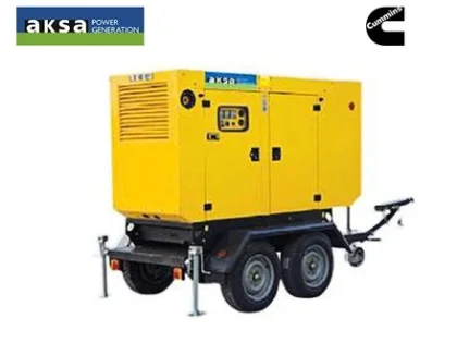 Дизельный генератор AKSA APD 200C с двигателем Cummins (на шасси, с АВР)