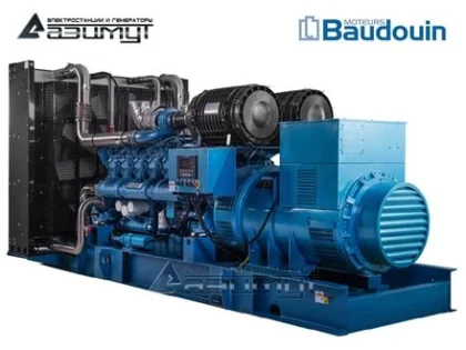 Дизельный генератор АД-1500С-Т400-1РМ9 с двигателем BAUDOUIN
