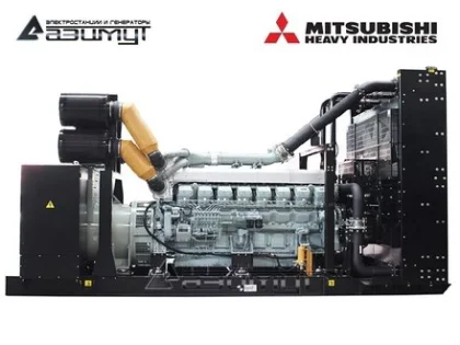 Дизельный генератор АД-1500С-Т400-1РМ8С с двигателем MITSUBISHI-SME