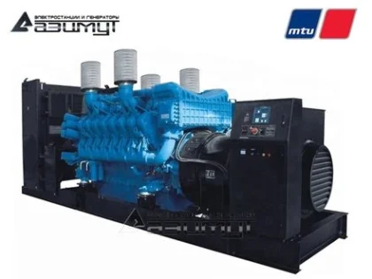 Дизельный генератор АД-1500С-Т400-1РМ27 с двигателем MTU