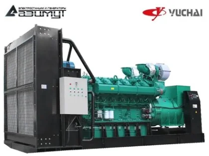 Дизельный генератор АД-1500С-Т400-1РМ26 с двигателем Yuchai