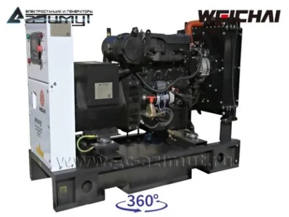 Дизельный генератор АД-16С-Т400-1РМ7 с двигателем WEICHAI