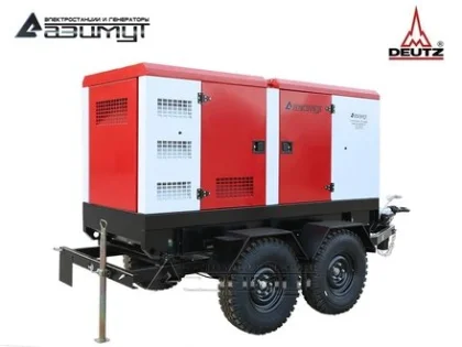 Дизельный генератор ЭД-160-Т400-1РКМ6C с двигателем DEUTZ (на шасси)