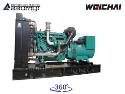 Дизельный генератор АД-200С-Т400-2РМ7 с двигателем WEICHAI (с АВР)