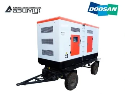 Дизельный генератор ЭД-250-Т400-1РПМ17 с двигателем DOOSAN (на шасси)