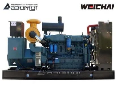 Дизельный генератор АД-300С-Т400-2РМ7 с двигателем WEICHAI (с АВР)