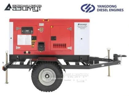 Дизельный генератор ЭД-32С-Т400-1РКМ5 с двигателем YANGDONG (на шасси)