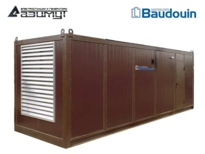 Дизельный генератор АД-800С-Т400-1РНМ9 с двигателем BAUDOUIN (в контейнере)