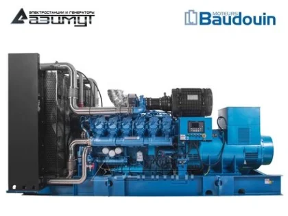 Дизельный генератор АД-800С-Т400-2РМ9 с двигателем BAUDOUIN (с АВР)