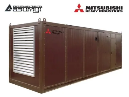 Дизельный генератор АД-800С-Т400-1РНМ8 с двигателем MITSUBISHI (в контейнере)