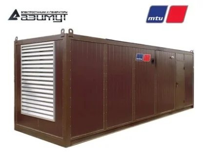 Дизельный генератор АД-800С-Т400-1РНМ27 с двигателем MTU (в контейнере)