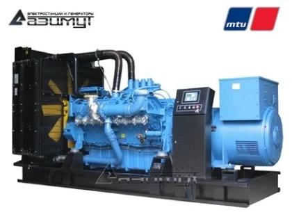 Дизельный генератор АД-800С-Т400-2РМ27 с двигателем MTU (с АВР)