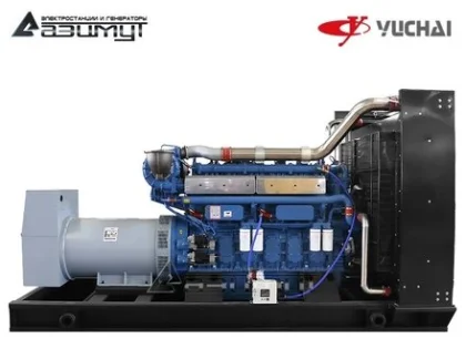 Дизельный генератор АД-800С-Т400-2РМ26 с двигателем Yuchai (с АВР)