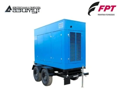 Дизельный генератор ЭД-96-Т400-1РПМ20 с двигателем FPT-IVECO (на шасси)