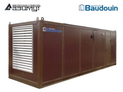 Дизельный генератор АД-630С-Т400-1РНМ9 с двигателем BAUDOUIN (в контейнере)