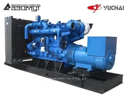 Дизельный генератор АД-630С-Т400-2РМ26 с двигателем Yuchai (с АВР)