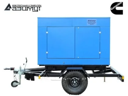 Дизельный генератор ЭД-64-Т400-1РКМ15 с двигателем CUMMINS (на шасси)