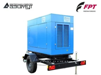 Дизельный генератор ЭД-64-Т400-2РПМ20 с двигателем FPT-IVECO (на шасси, с АВР)
