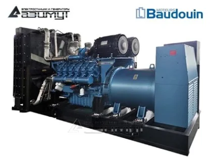 Дизельный генератор АД-700С-Т400-1РМ9 с двигателем BAUDOUIN