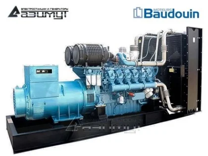 Дизельный генератор АД-720С-Т400-1РМ9 с двигателем BAUDOUIN