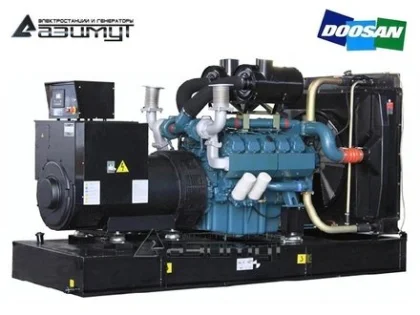 Дизельный генератор ДГУ 500 кВт Doosan с АВР АД-500С-Т400-2РМ17 с двигателем DOOSAN (с АВР)