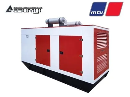 Дизельный генератор АД-500С-Т400-2РКМ27 с двигателем MTU (в кожухе, с АВР)
