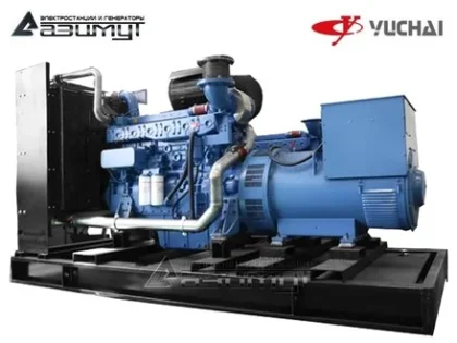 Дизельный генератор АД-500С-Т400-1РМ26 с двигателем Yuchai