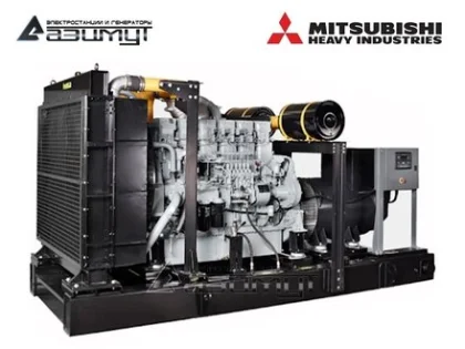 Дизельный генератор АД-550С-Т400-2РМ8С с двигателем MITSUBISHI-SME (с АВР)