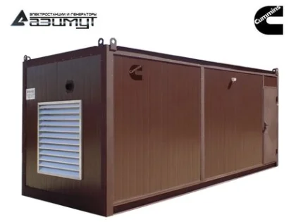 Дизельный генератор АД-580С-Т400-2РНМ15 с двигателем CUMMINS (в контейнере, с АВР)